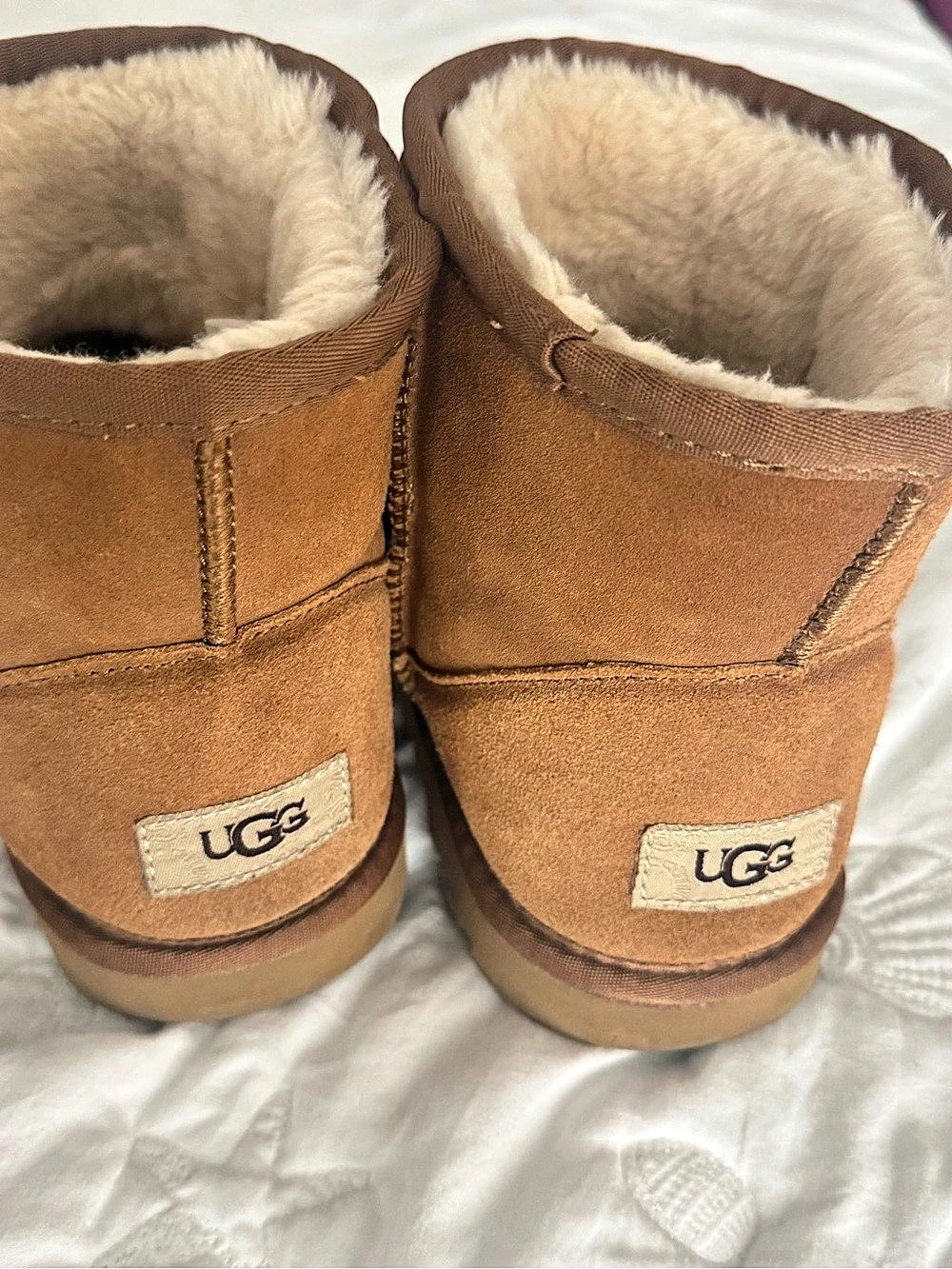 UGG Classic Mini II Brown Shearling-Lined Boots